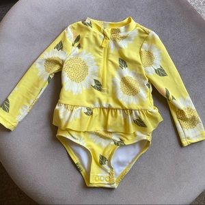 NWOT Carters Long-sleeve Swimsuit 12 Months